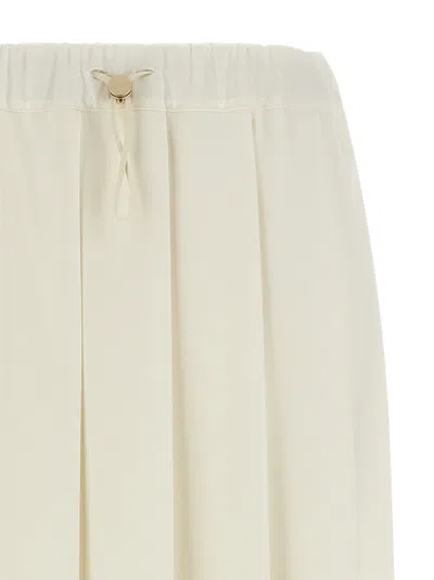 Fabiana Filippi Pleated Skirt Skirts White In Neutral