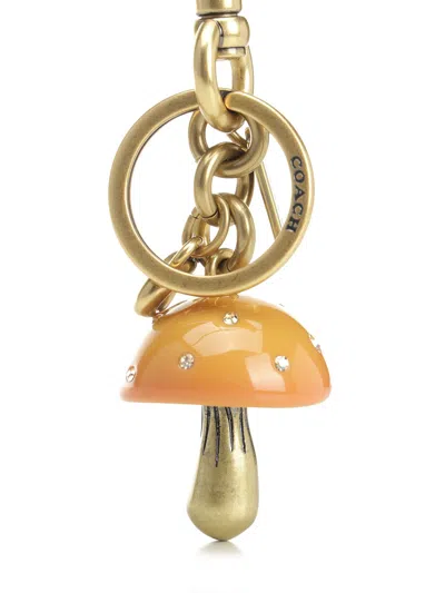 Coach Mushroom Crystal-embellished Bag Charm