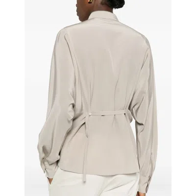 Brunello Cucinelli Pocket Button Shirt In Neutral