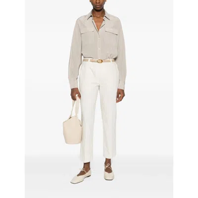Brunello Cucinelli Pocket Button Shirt In Neutral