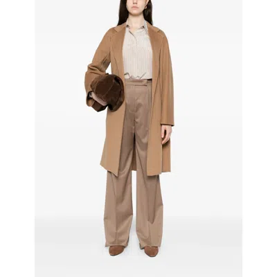 Max Mara Shirts Neutral, Brown In Neutral