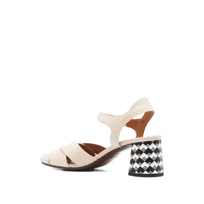 Chie Mihara Criss-cross Block-heel Sandals In Multi