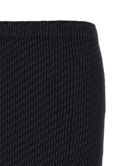 Issey Miyake Sleek Pleats Skirt In Black