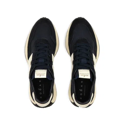 Hogan H601 Logo-detail Sneakers In Black
