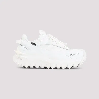 Moncler Waterproof Trailgrip Gtx Sneakers With Carbon Fiber In White
