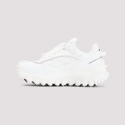 Moncler Waterproof Trailgrip Gtx Sneakers With Carbon Fiber In White