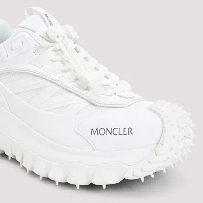 Moncler Waterproof Trailgrip Gtx Sneakers With Carbon Fiber In White