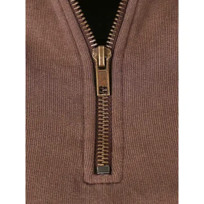 Sporty And Rich Sweaters Brown In Blue