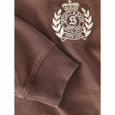 Sporty And Rich Sweaters Brown In Blue