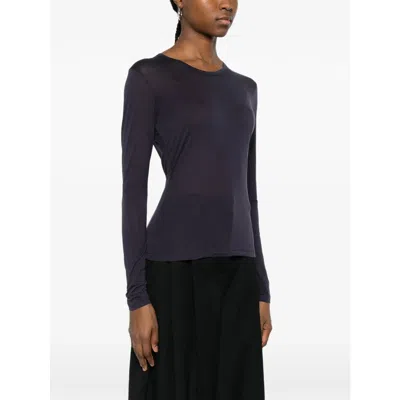 Anine Bing T Shirts Blue In Black