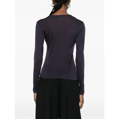 Anine Bing T Shirts Blue In Black