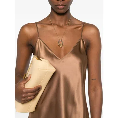 Joseph Clea V-neck Top In Brown