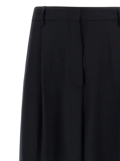 Fabiana Filippi Wide Range Of Trousers Pants Blue In Black