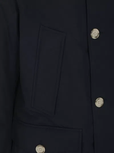 Woolrich Arctic Parka With Detachable Fur Hood In Black