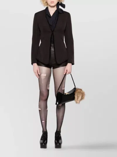 Alexander Mcqueen Blazer In Black