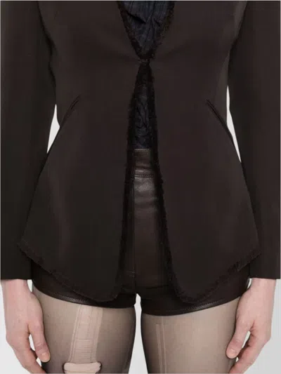 Alexander Mcqueen Blazer In Black