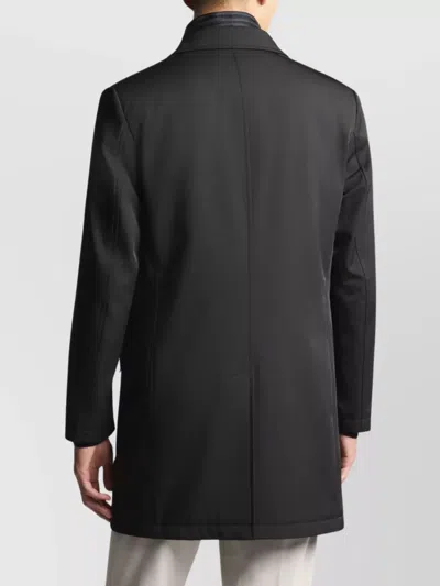 Fay Three-button Single-breasted Coat In Silver