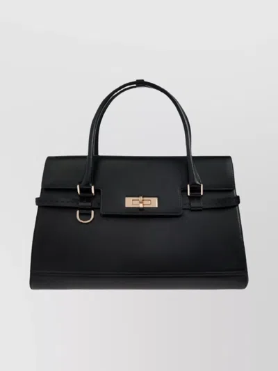 Max Mara Margaux Two Shoulder Bag With Top Handle In Black