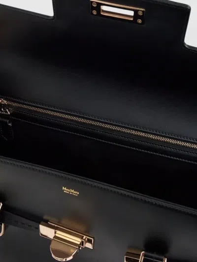 Max Mara Margaux Two Shoulder Bag With Top Handle In Black