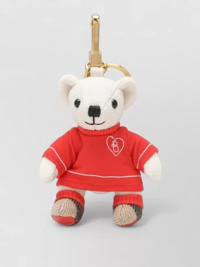Burberry Thomas Teddy Bear Charm Heart Detail In Multi