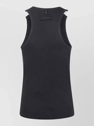 Jean Paul Gaultier Women Black Sleeveless Tank Top, Xs Luxury Tops For Women Darveys