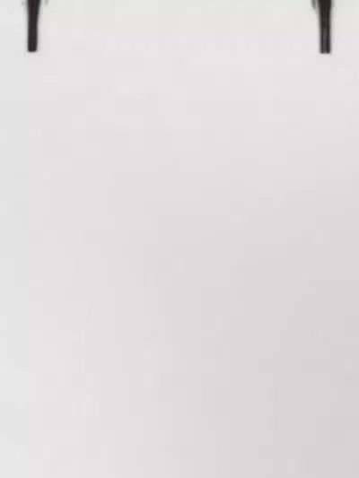 Blumarine Fitted Midi Skirt Keyhole Detail In Black