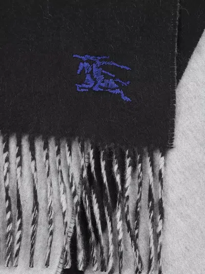 Burberry Scarves Two Tone Style Fringe Detail In Multi
