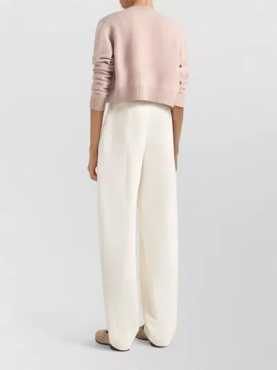 Givenchy Cropped Cardigan In Wool And Cashmere In Pink