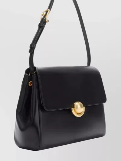 Furla Domus S Shoulder Bag With Adjustable Strap In Black