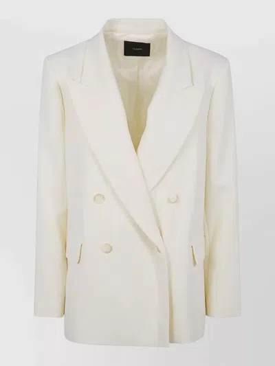 Joseph Jaden Tailored Jacket Double Breasted Buttons In Neutral