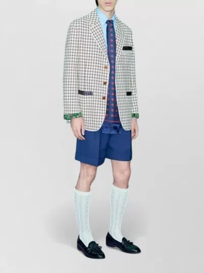 Valentino Garavani Cotton Oxford Shirt With Vlogo Embroidery In Multi