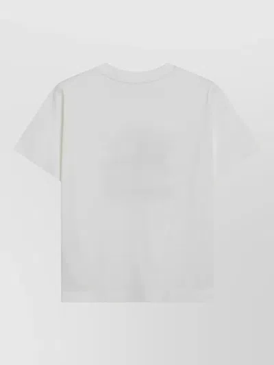 Burberry Equestrian Knight Design Cotton T-shirt In Animal Print