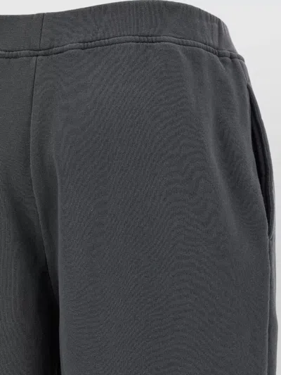 Rotate Birger Christensen Lacing Trousers Elastic Waistband Side Pockets In Gray