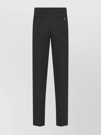 Dior Tailored Trousers With Belt Loops And Pockets In Black