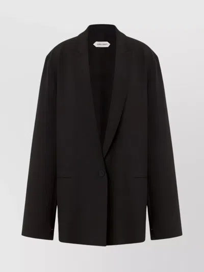 Alberta Ferretti Tailored Suit Jacket And Wide-leg Trousers In Black