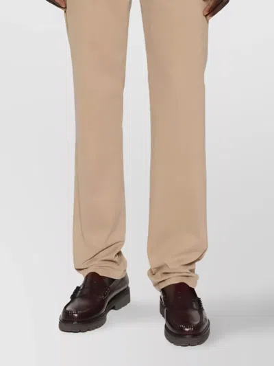 Tagliatore Double-breasted Blazer In Brown