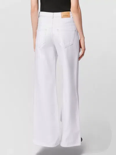 Isabel Marant Lemony Denim Jeans In White