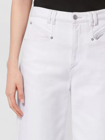 Isabel Marant Lemony Denim Jeans In White