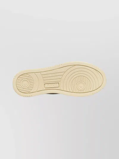 Autry Low Top Sneakers With Unique Design Features In White