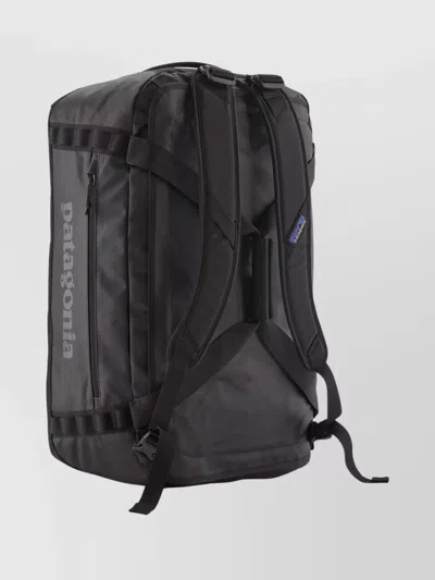 Patagonia Rectangular Black Duffel Bag With Padded Straps In Black