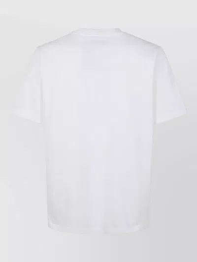 Casablanca Classic Fit Tennis Club Icon Organic Cotton Graphic T-shirt In White