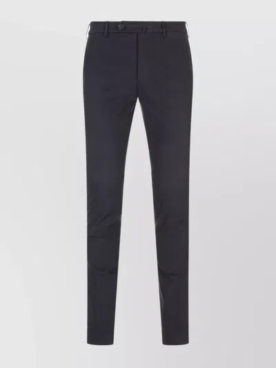 Incotex Tailored Trousers With Pockets And Loops In Black