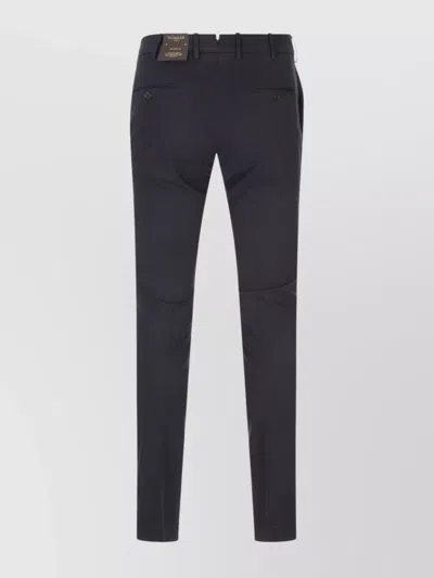 Incotex Tailored Trousers With Pockets And Loops In Black