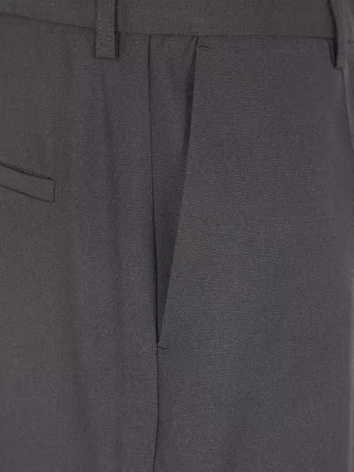 Filippa K Dionne Pleated Trousers Belt Loops Pockets In Gray