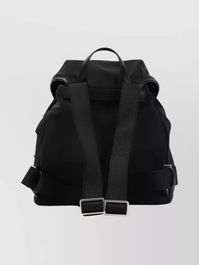 Moncler Versatile Backpack Featuring Adjustable Straps In Black