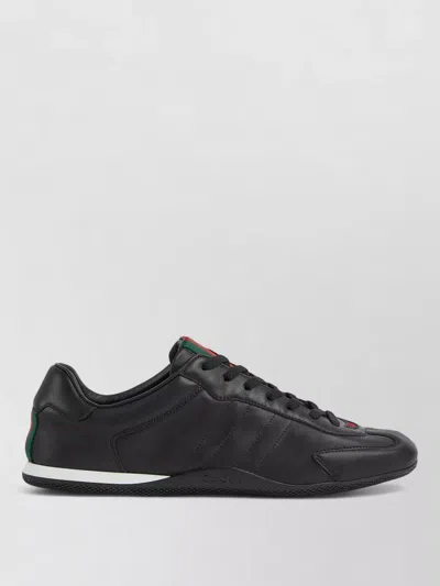 Gucci Shift Low Top Sneaker Rubber Sole In Black