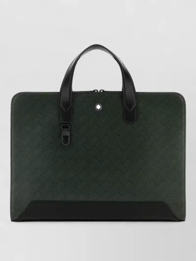 Montblanc Extreme 3.0 Leather Briefcase Top Handles In Green