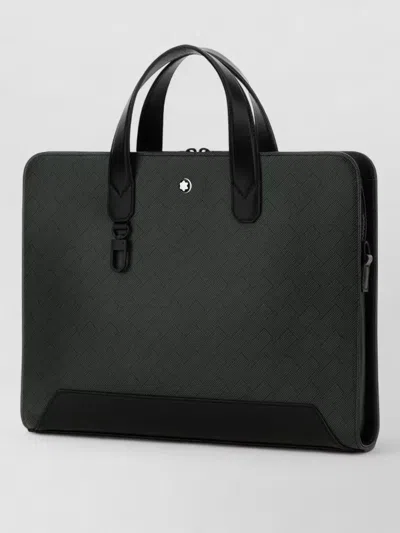 Montblanc Extreme 3.0 Leather Briefcase Top Handles In Green