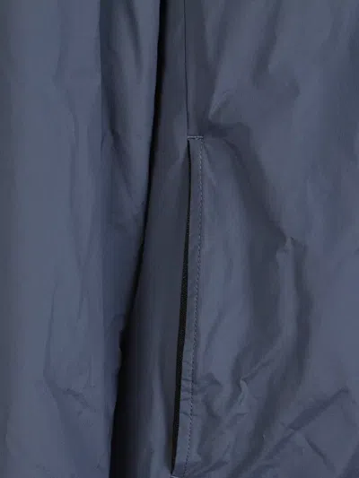 Paul & Shark Water Resistant Overshirt Collared Neck In Blue