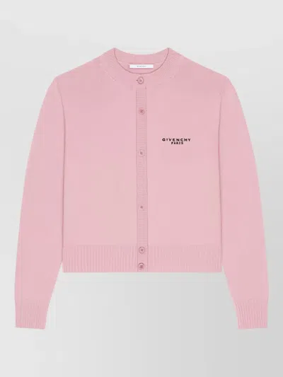 Givenchy Cropped Cardigan In Wool And Cashmere